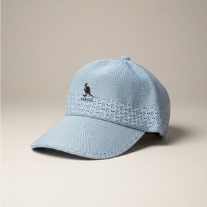 Kangol Pale Blue Knit Baseball Cap With Adjustable Strap
